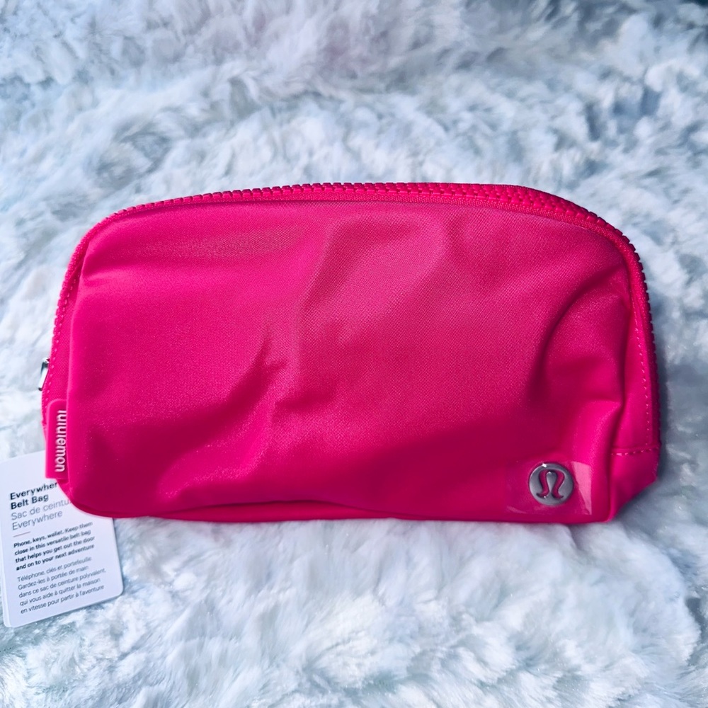 Lululemon “LIP GLOSS” Pink Everywhere Belt Bag NWT *Sold Out Everywhere* - Picture 1 of 10